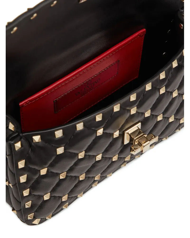 Valentino Garavani Tote Bag mit Rockstud-Nieten - Schwarz Schwarz