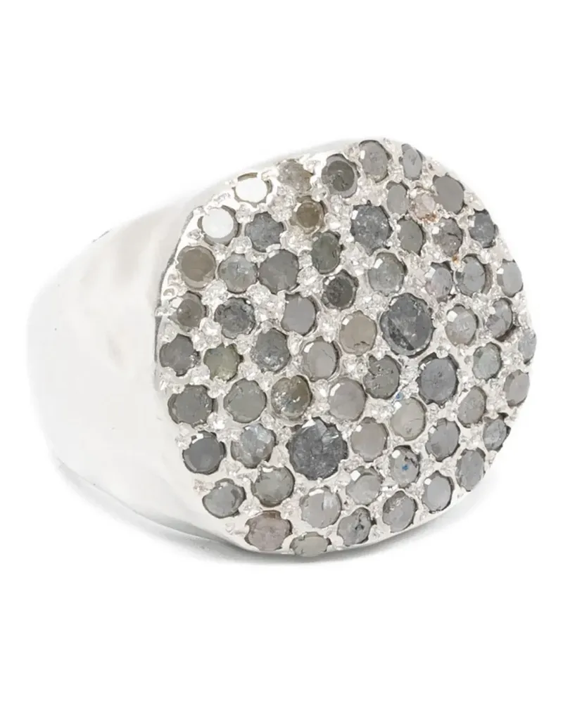 Rosa Maria Aynur diamond ring - Silber Silber