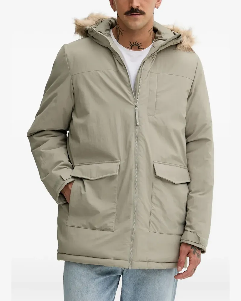 adidas hooded jacket - Grün Grün