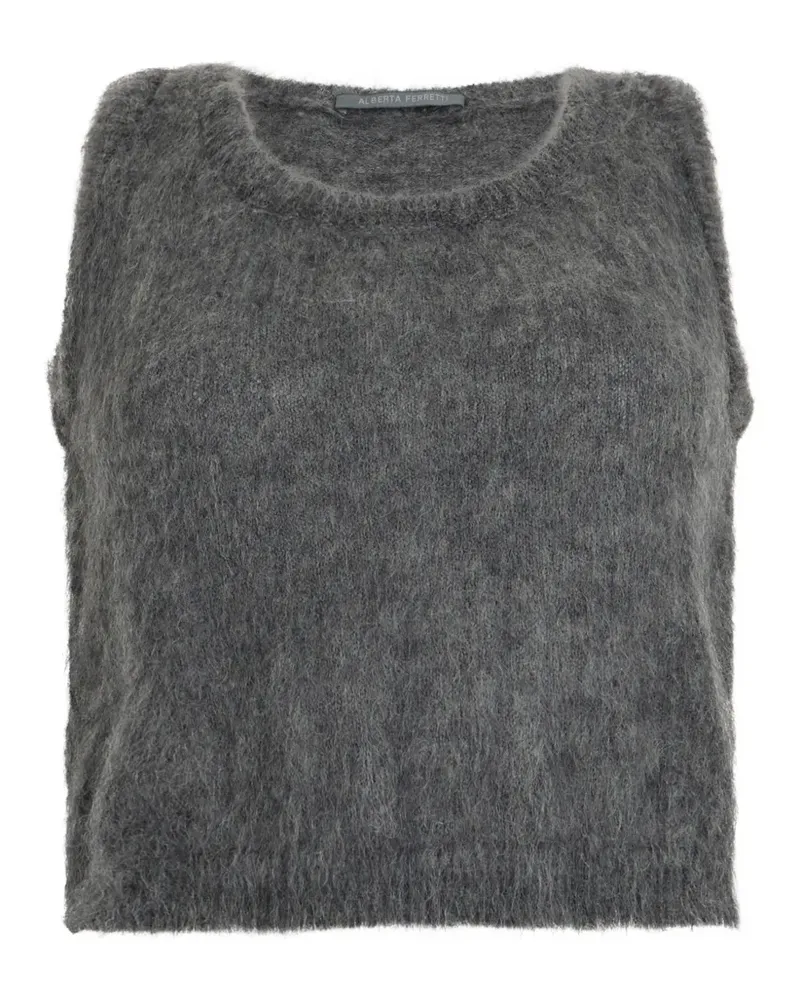 Alberta Ferretti brushed-finish vest - Grau Grau