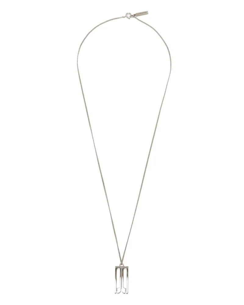 Victoria Beckham B Frame Halskette - Silber Silber