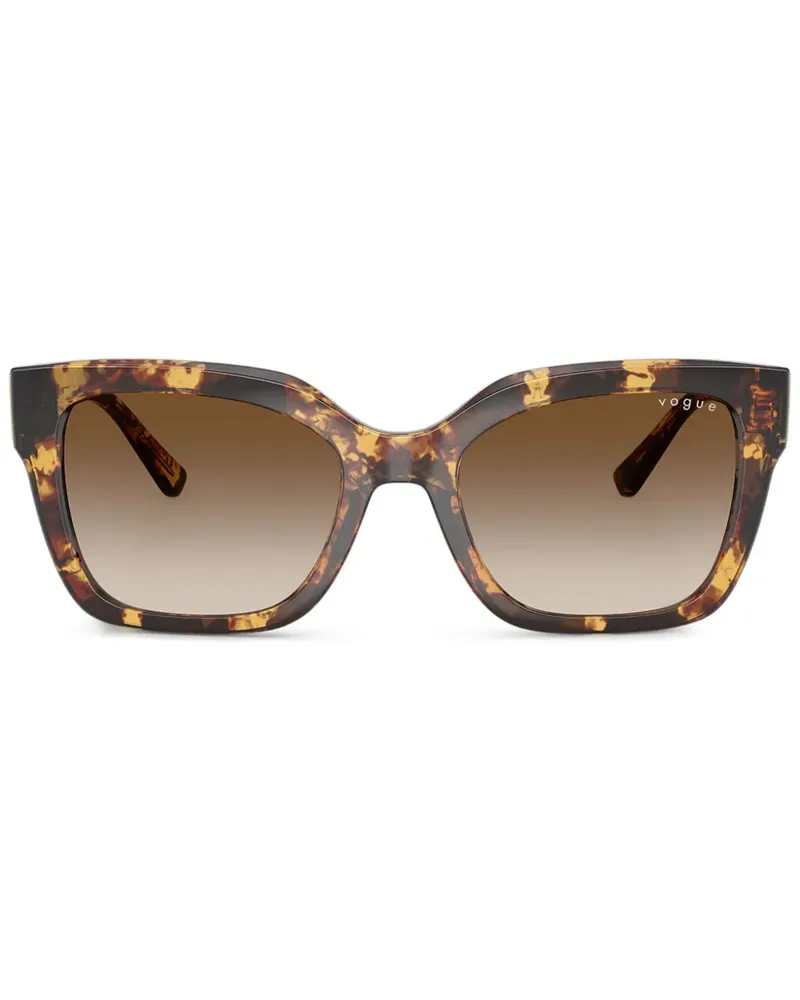 Vogue Sonnenbrille mit eckigem Gestell - Braun Braun