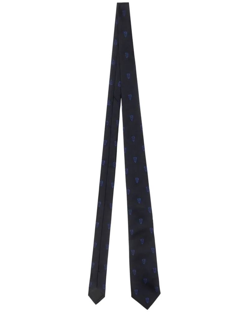 Burberry Seidenkrawatte mit Jacquardmuster - Blau Blau