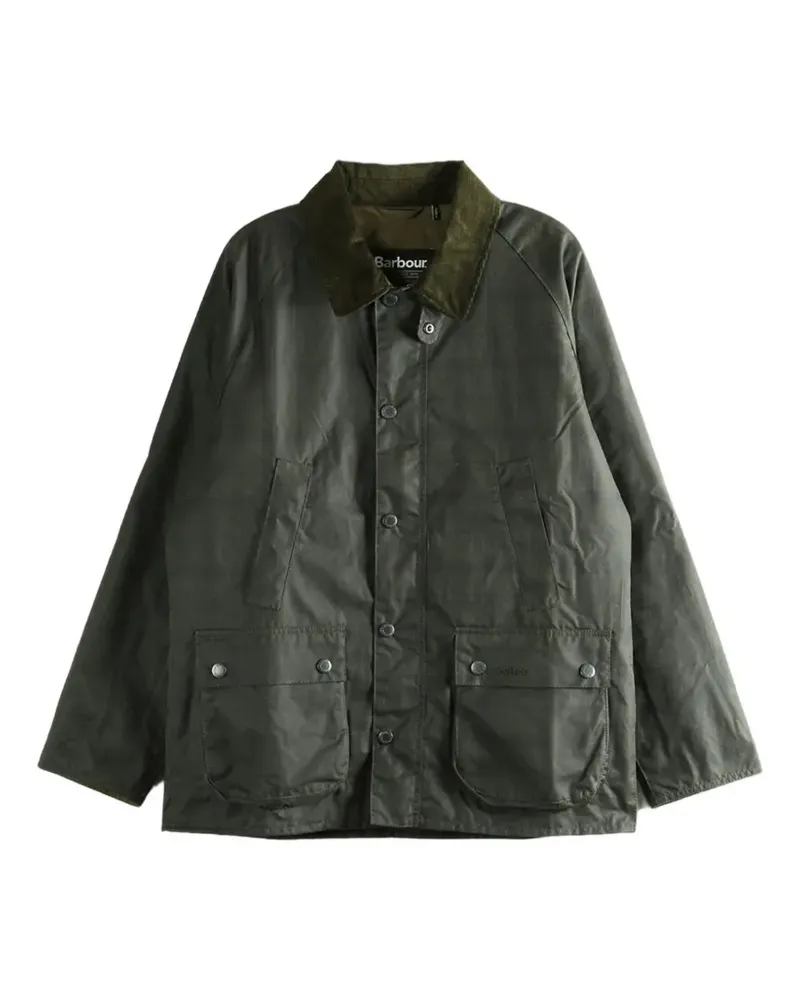Barbour Tartan Ambleside waxed jacket - Grün Grün