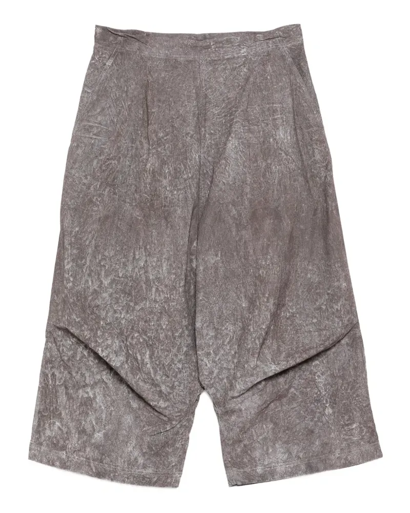 Studiorundholz darted pleated trousers - Braun Braun