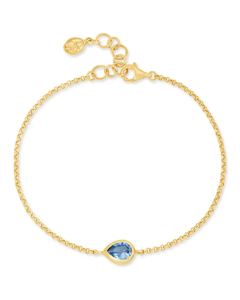 Dower & Hall Pear Kettenarmband - Gold Gold