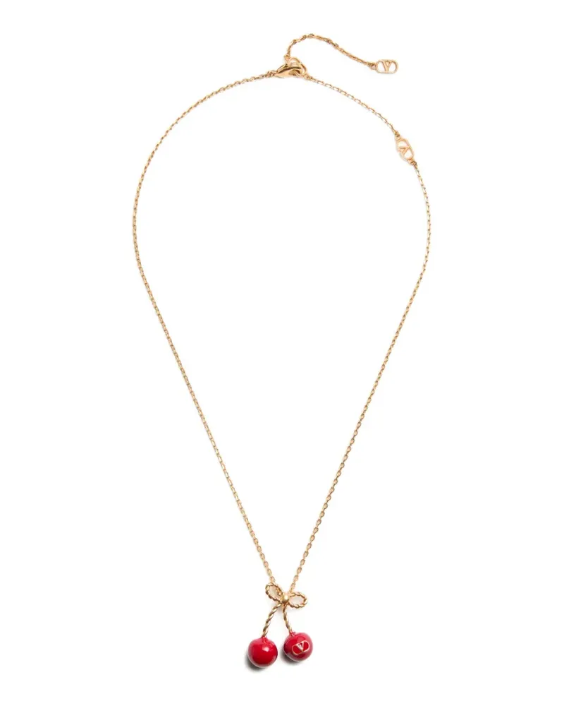 Valentino Garavani Cherryfic Halskette - Gold Gold