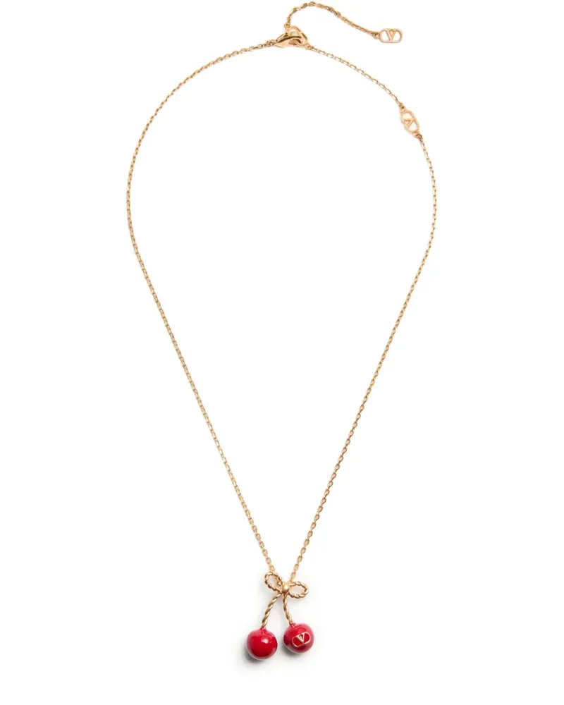Valentino Garavani Cherryfic Halskette - Gold Gold