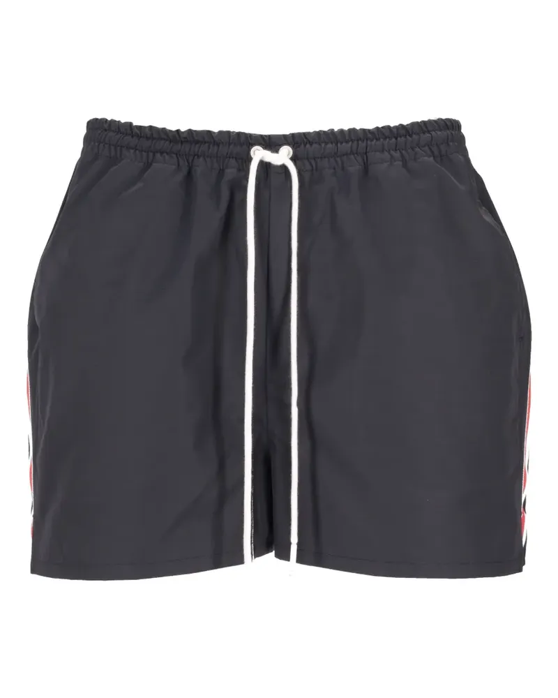 Thom Browne stripe drawstring shorts - Blau Blau