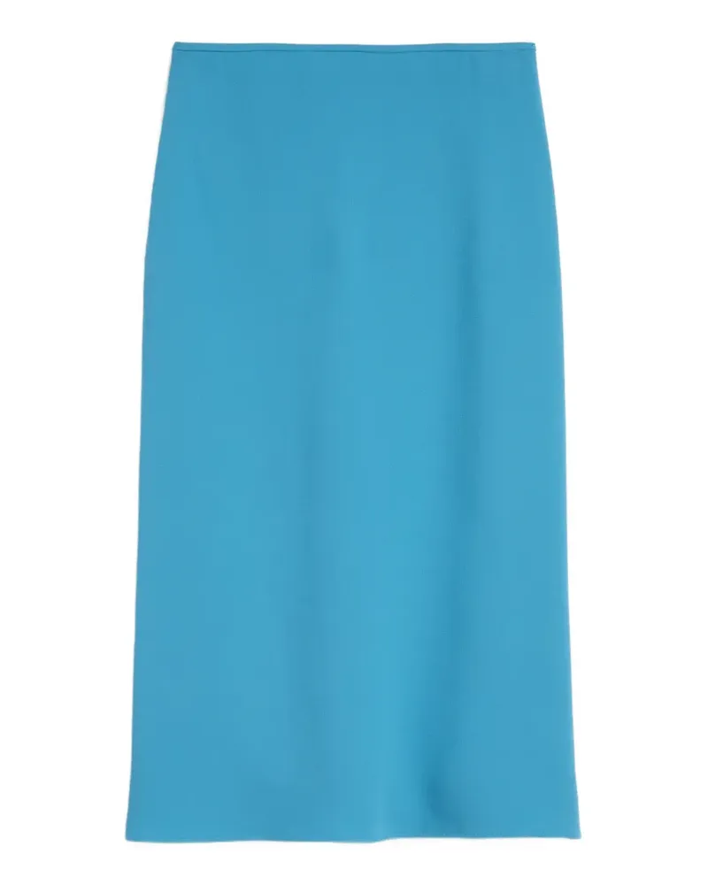 Jil Sander Bleistiftrock mit hohem Bund - Blau Blau