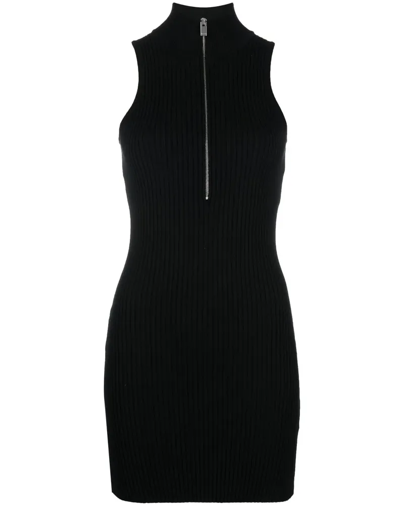 1017 ALYX 9SM Strickkleid mit Reißverschluss - Schwarz Schwarz