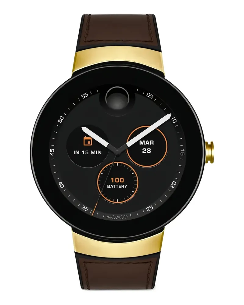 Movado Museum 42mm watch - Schwarz Schwarz