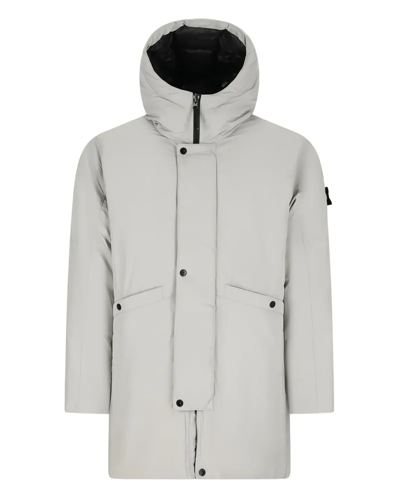 Stone Island Parka mit Kapuze - Grau Grau