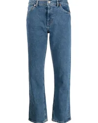 Paul Smith Halbhohe Cropped-Jeans Blau