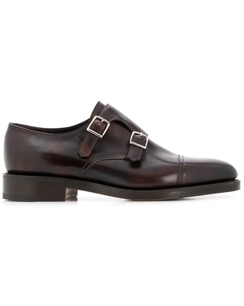 John Lobb William' Monk-Schuhe - Braun Braun