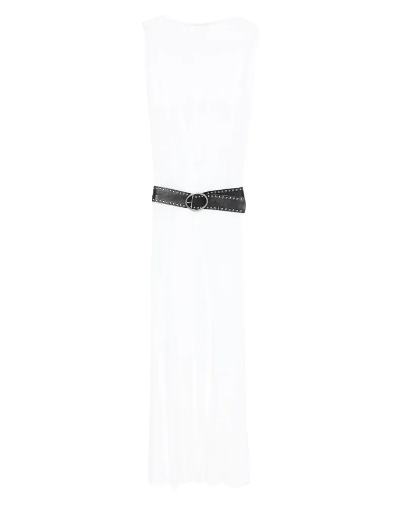 Christopher Esber Kleid mit Gürtel - Weiß Weiß