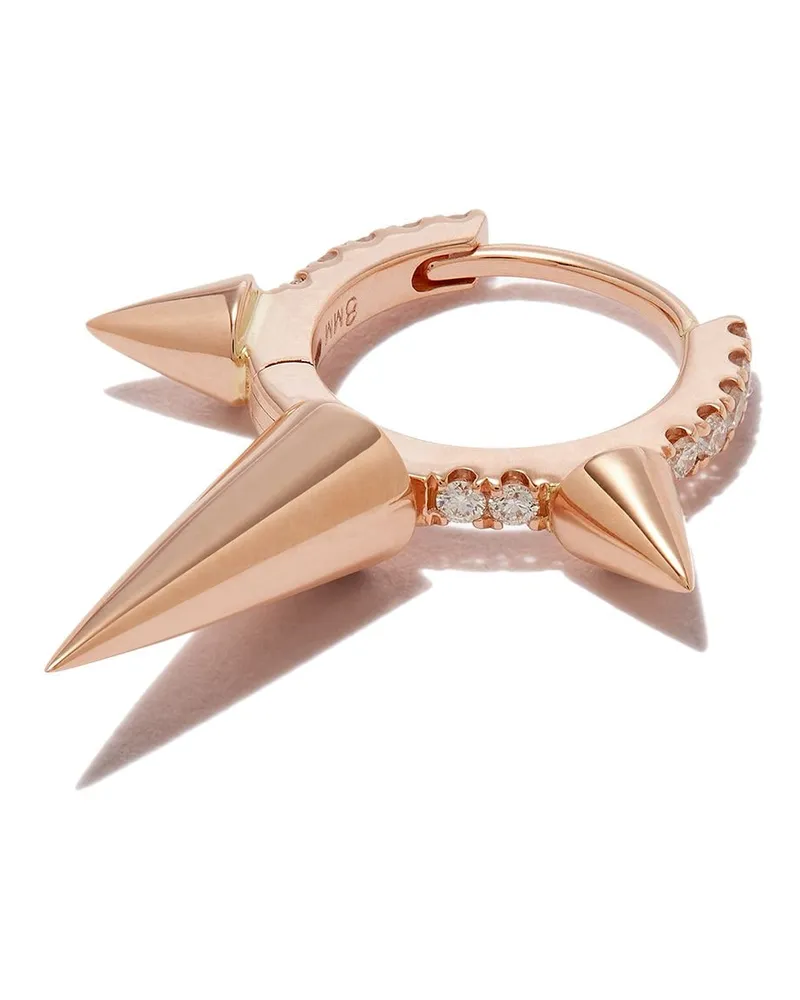 Maria Tash Triple Long Spike Ohrring - Rosa Rosa