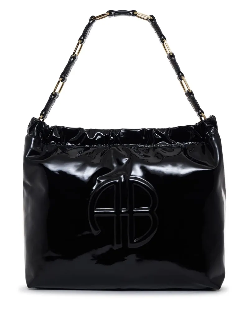 Anine Bing Kate Schultertasche - Schwarz Schwarz