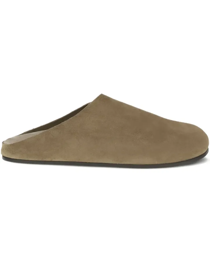The Row Hudson round-toe mules - Grün Grün