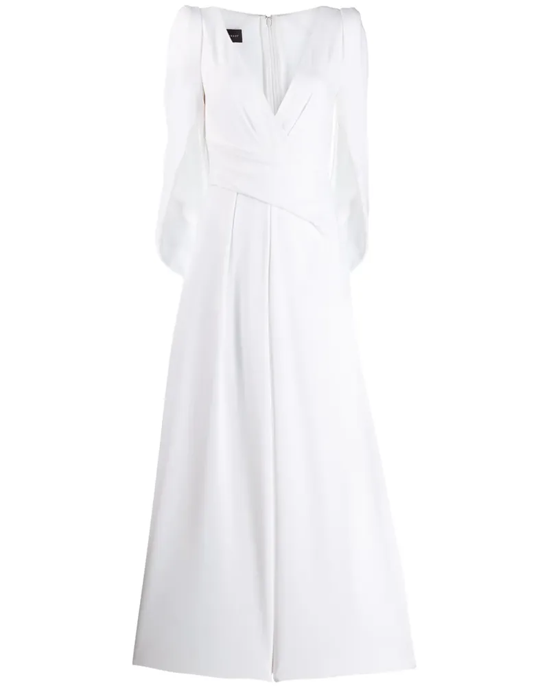 Talbot Runhof Jumpsuit mit Cut-Outs - Weiß Weiß