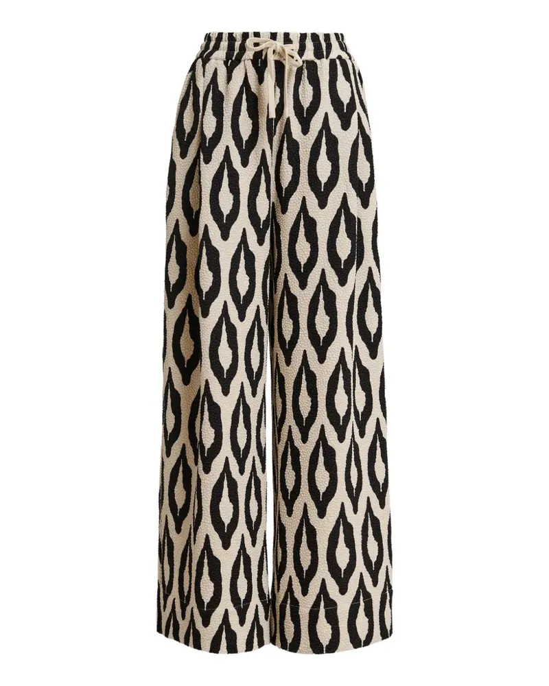 Essentiel Weite Kontent Hose mit Print - Nude Nude