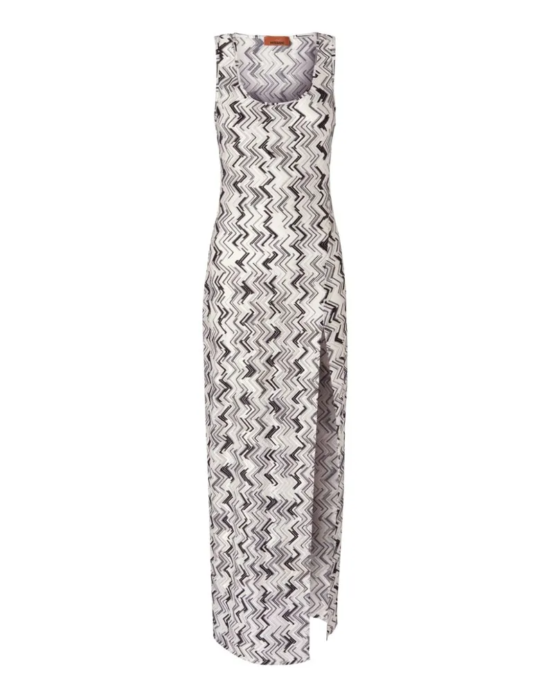 Missoni Maxikleid mit Print - Weiß Weiß