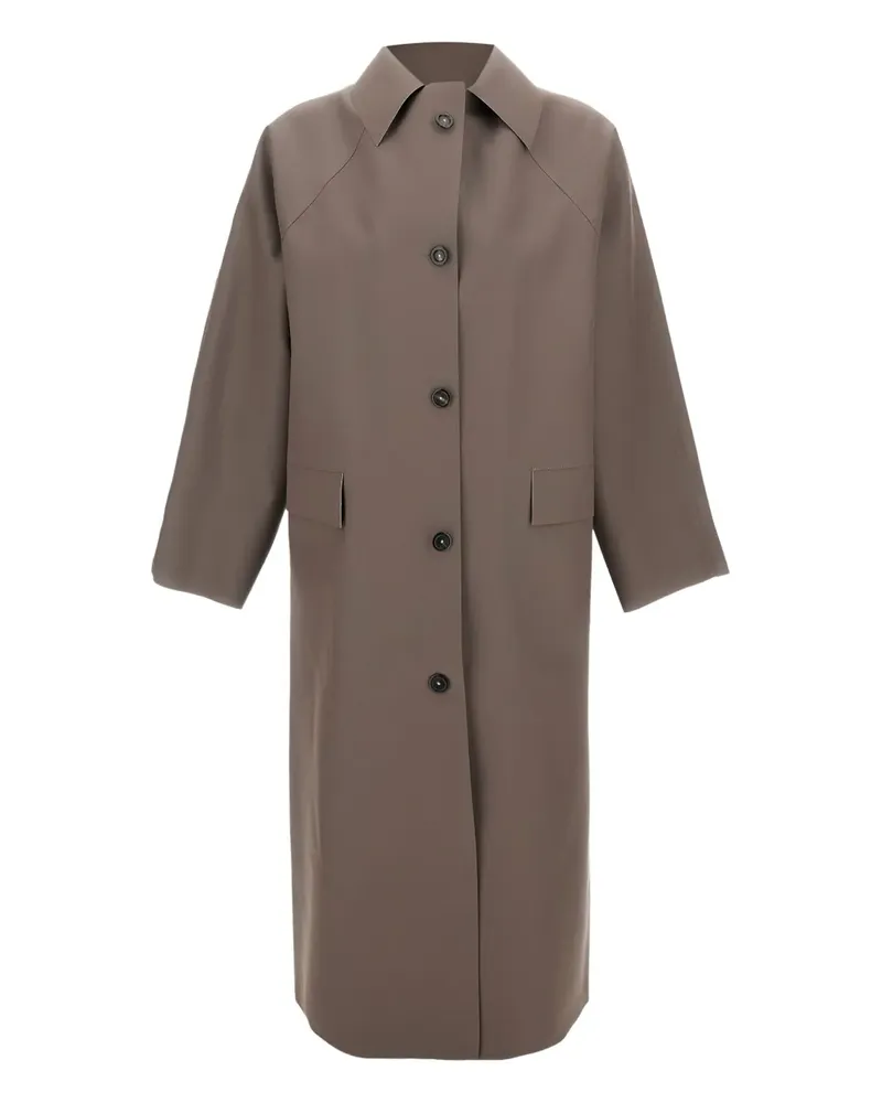 KASSL Trenchcoat mit Klappentasche - Grau Grau