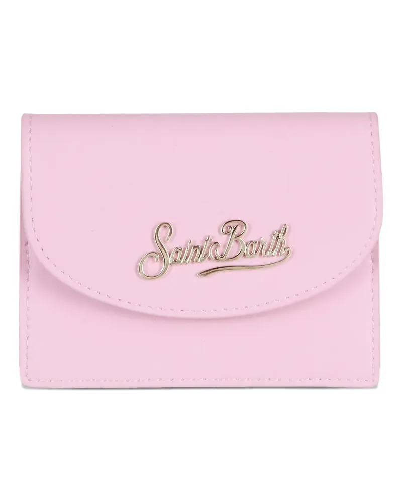 MC2 Saint Barth logo-detail card holder - Rosa Rosa