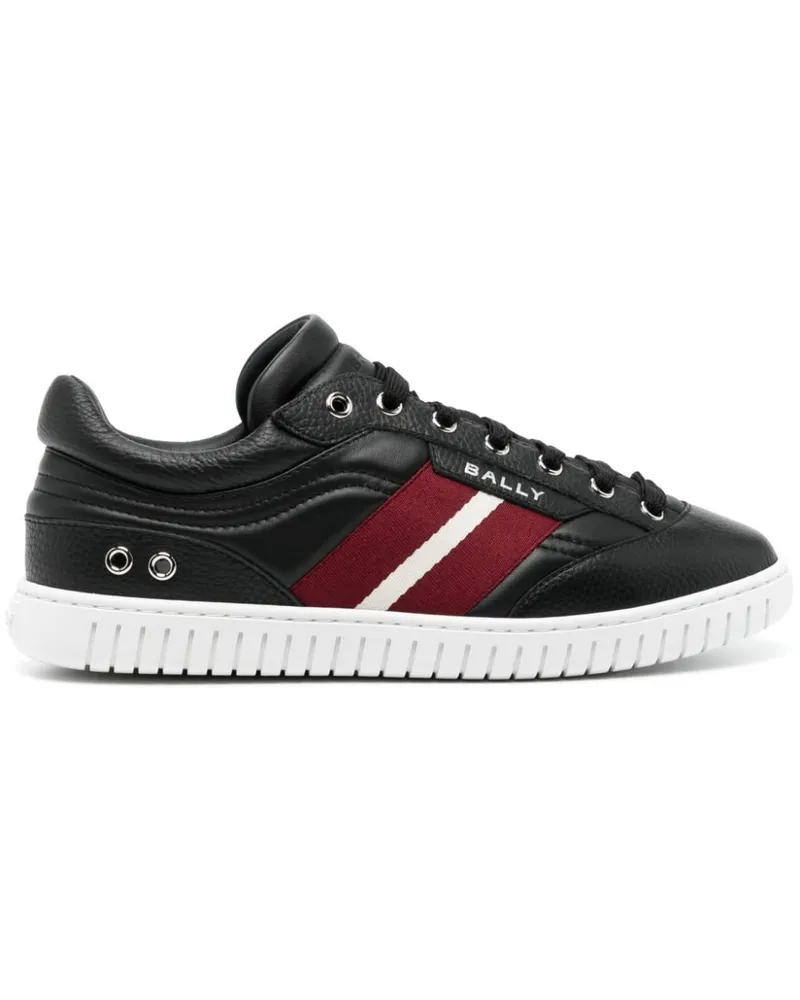 Bally Sneakers mit Kontrasteinsatz - Schwarz Schwarz