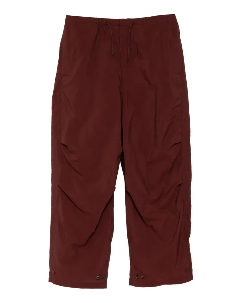 Christophe Lemaire Porto Parachute trousers - Braun Braun