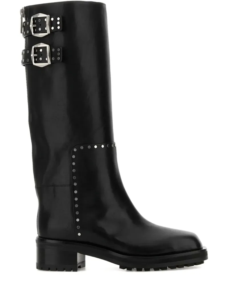 Jimmy Choo Brooklyn KB Stiefel mit Nieten 50mm - Schwarz Schwarz