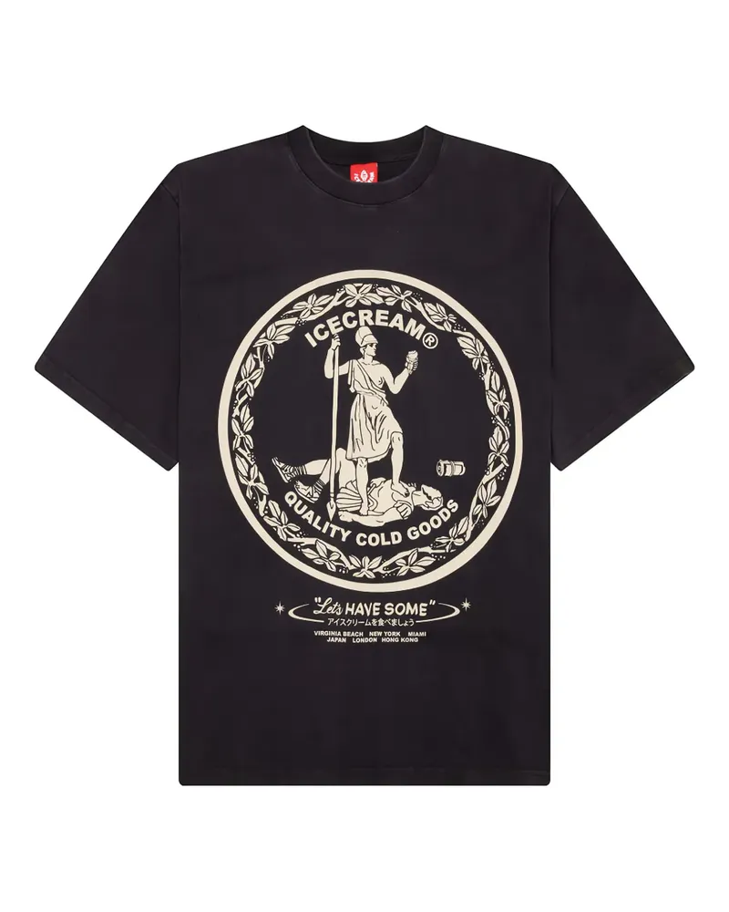 ICECREAM Seal graphic-print T-shirt - Grau Grau