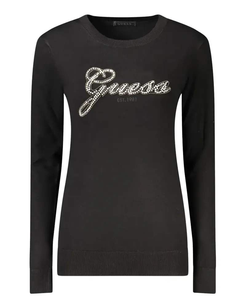 Guess Pullover mit Logo-Verzierung - Schwarz Schwarz