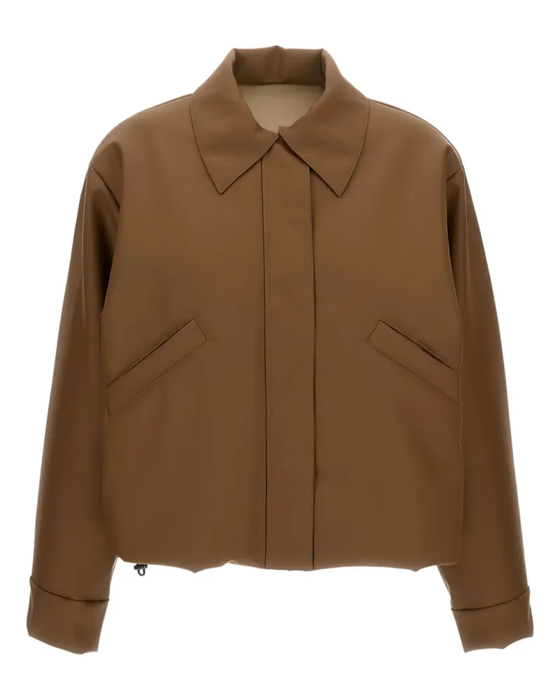 KASSL Jacke mit Taillenzug - Braun Braun