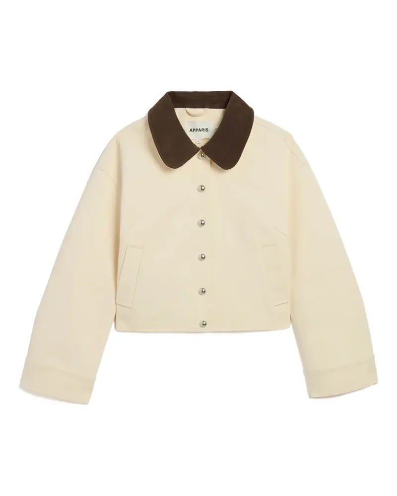 APPARIS Ella cropped jacket - Nude Nude