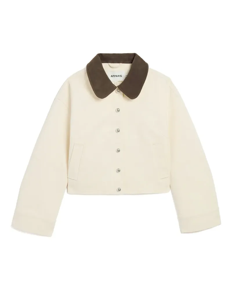 APPARIS Ella cropped jacket - Nude Nude