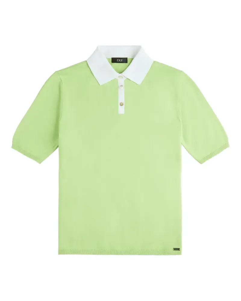 Fay short-sleeve polo shirt - Grün Grün