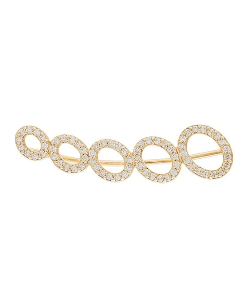 Alinka 18kt 'Cloud' Ear Cuff aus Gelbgold mit Diamanten Gold