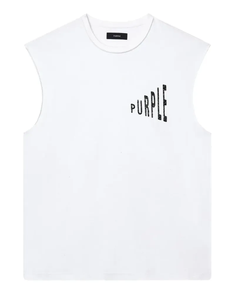 PURPLE BRAND Amplified Tanktop - Weiß Weiß