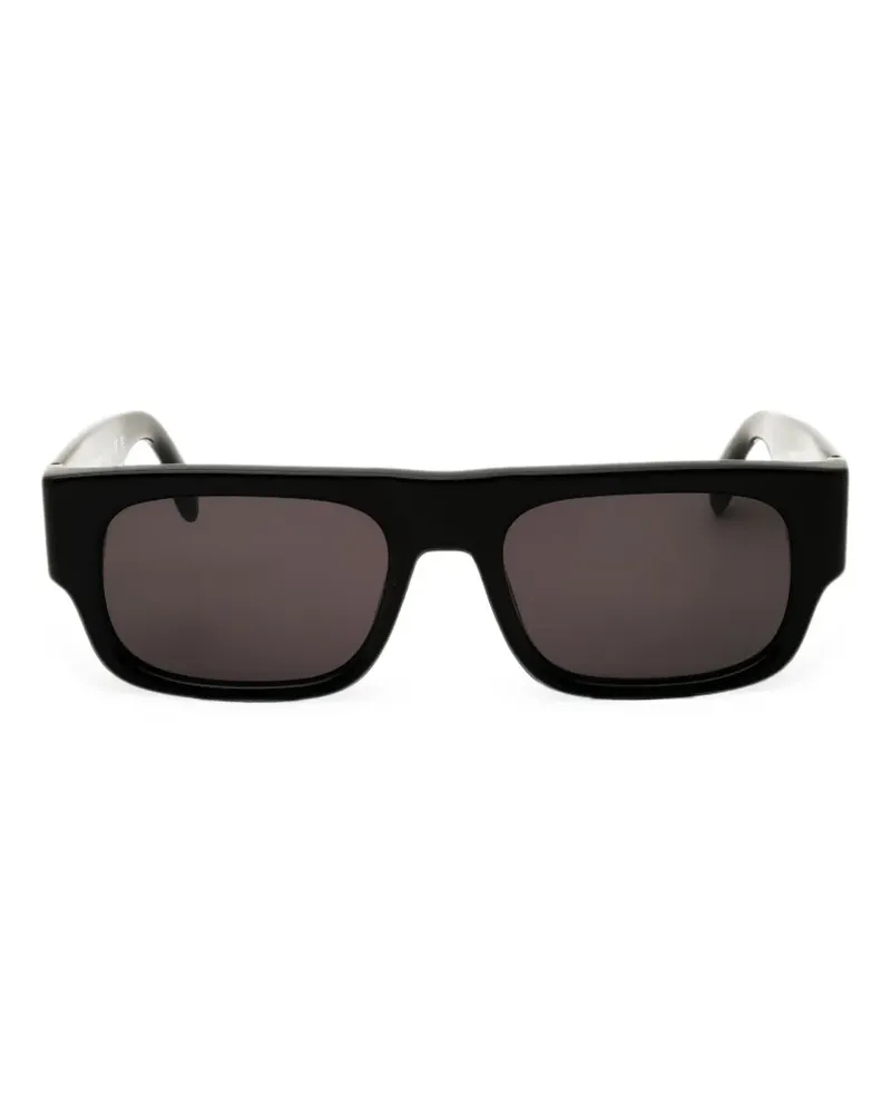 Palm Angels Eckige Midway Sonnenbrille - Schwarz Schwarz