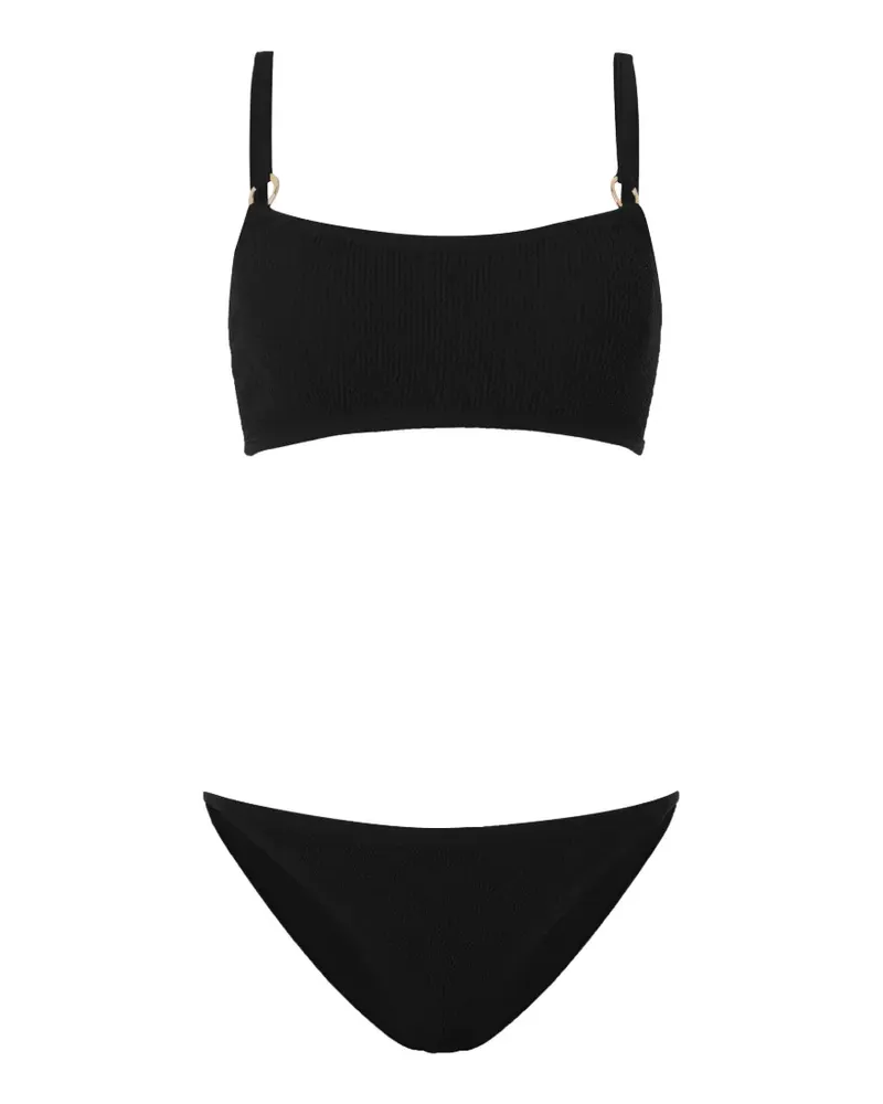 Hunza G Iris crinkle-effect bikini - Schwarz Schwarz