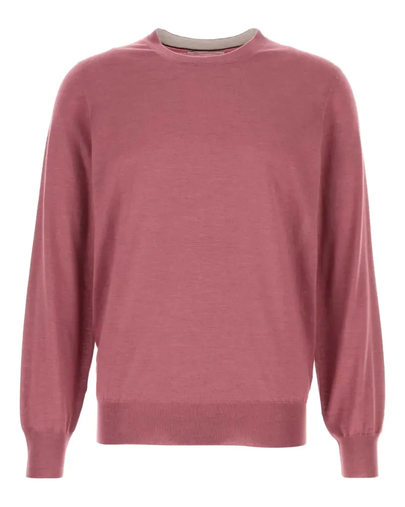 Brunello Cucinelli crew-neck sweater - Rosa Rosa