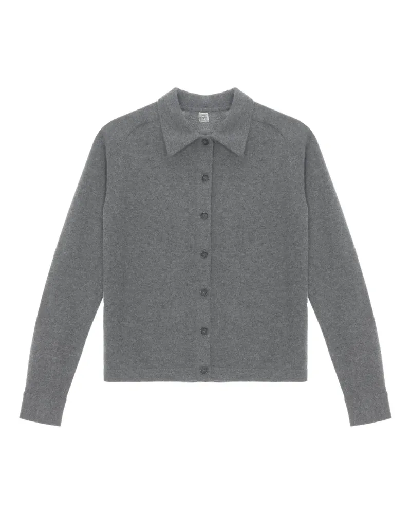 Totême Cardigan mit Raglanärmeln - Grau Grau