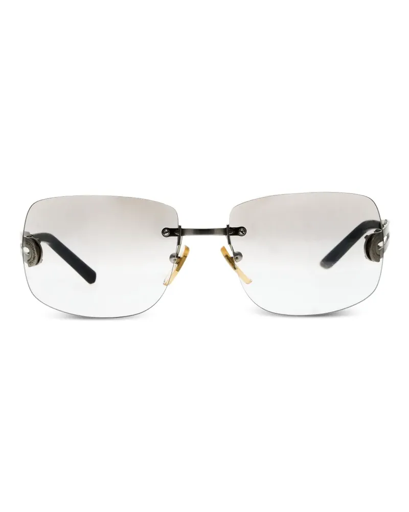 Dolce & Gabbana square-logo sunglasses - Silber Silber