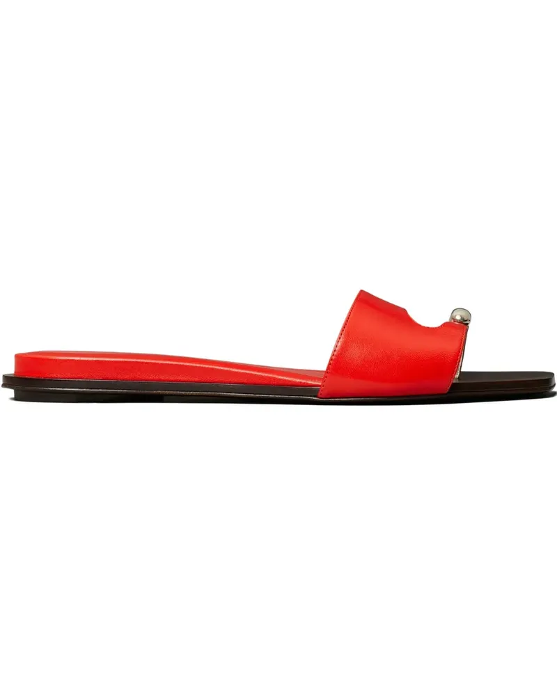 Tory Burch Pierced Pantoletten - Rot Rot