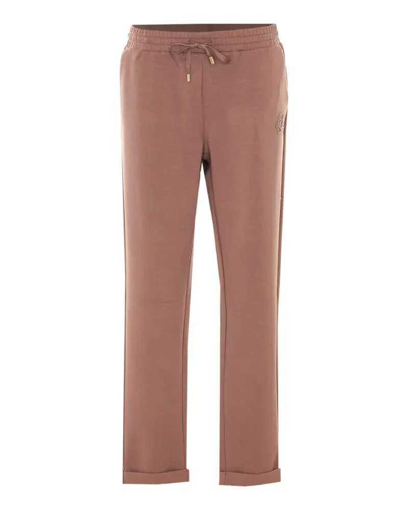 Liu Jo sequin-embellished track pants - Rosa Rosa