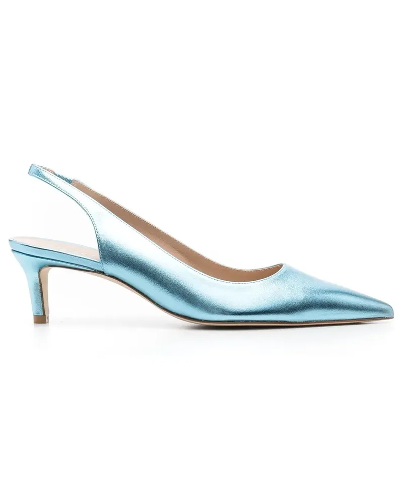 Stuart Weitzman Pumps im Metallic-Look - Blau Blau