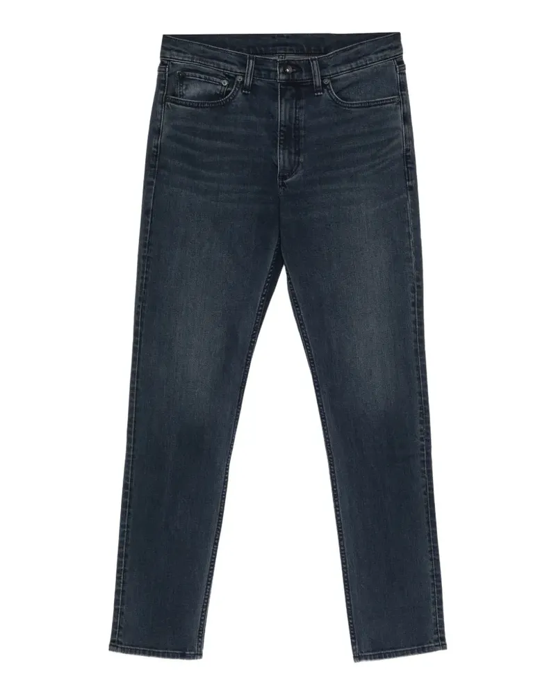 Rag & Bone faded-effect whiskered jeans - Blau Blau