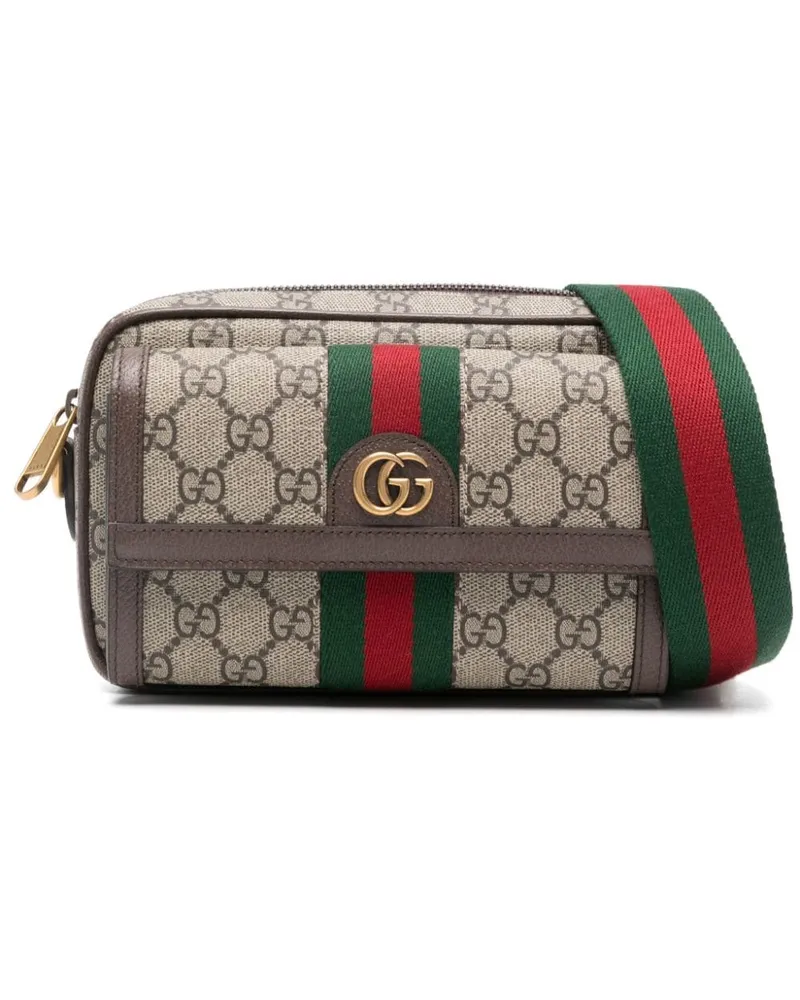 Gucci Mini Ophidia GG Schultertasche - Nude Nude