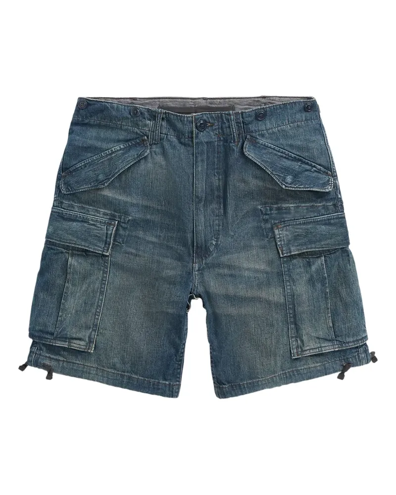 Ralph Lauren Jeans-Shorts mit aufgesetzten Taschen - Blau Blau